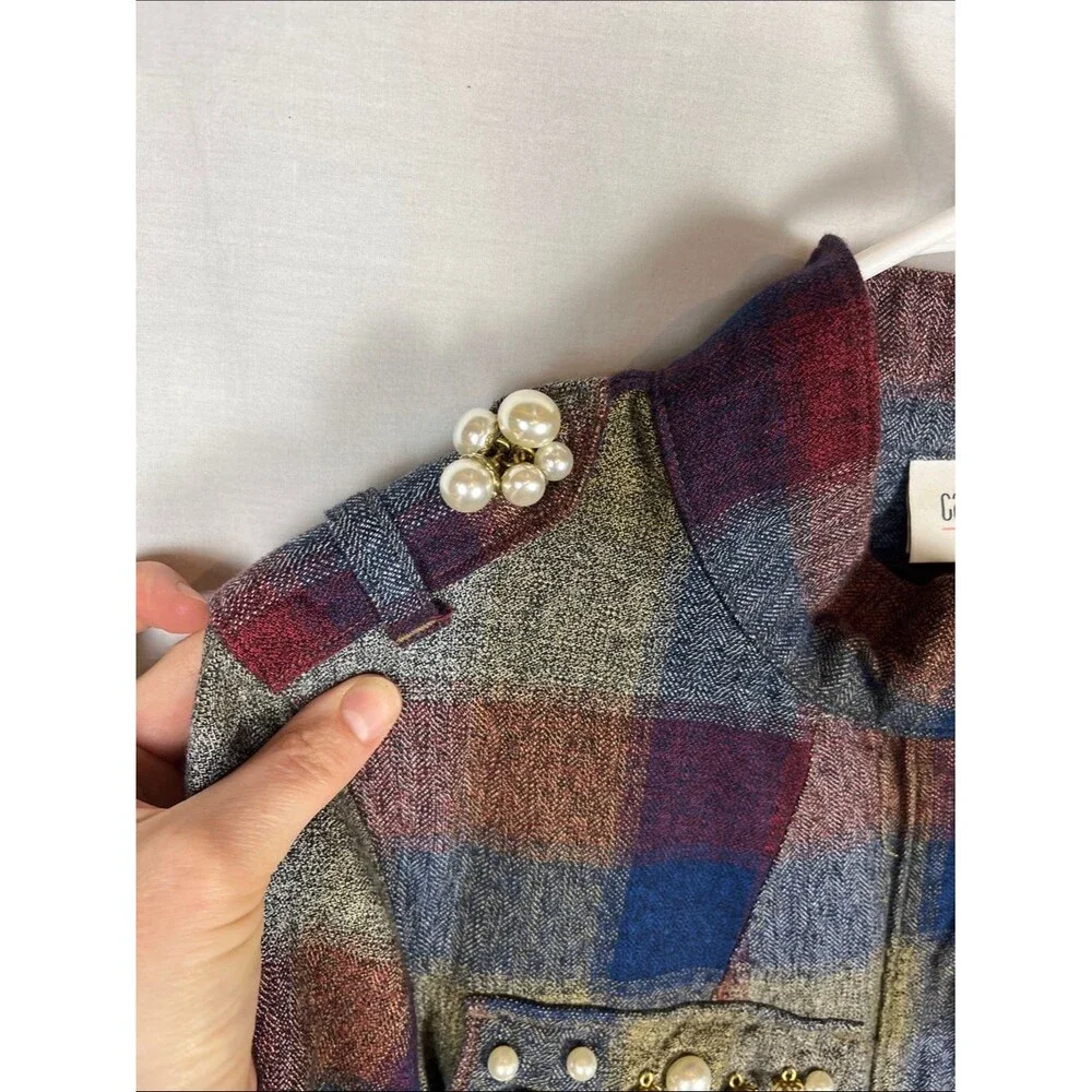 CAbi plaid faux